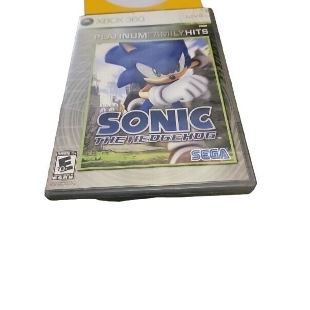 SONIC THE HEDGEHOG PLATINUM FAMILY HITS SEGA XBOX 360 LIVE